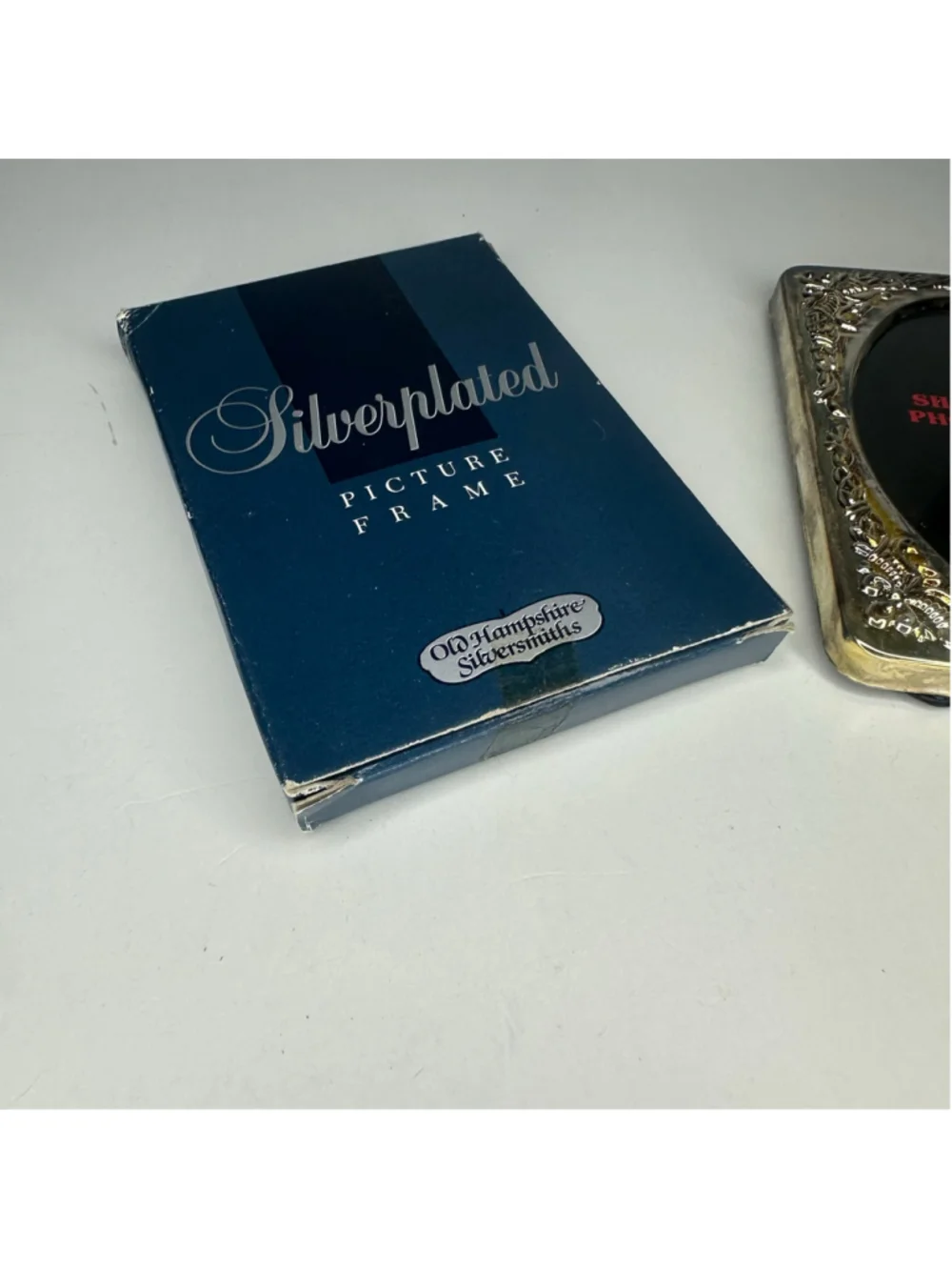 Vintage New in Box NIB Old Hampshire Silversmiths Silverplated 3x4 Picture Frame